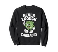 Funny Cabbage or Cabbages Retro Sweatshirt