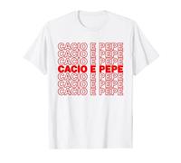 Funny Cacio e Pepe Sauce Pasta Lover Italian Food Foodie T-Shirt
