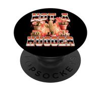 Funny Cactus Succulent Plant 90s Bootleg Style Not A Hugger PopSockets Adhesive PopGrip