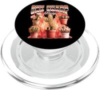 Funny Cactus Succulent Plant 90s Bootleg Style One Sharp Boy PopSockets PopGrip for MagSafe