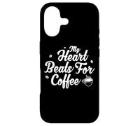 Funny Caffeine Junkie Quote for a Coffeeholic Coffee Lover Case for iPhone 17