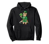 Funny Cairn Terrier Leprechaun St Patricks Day Womens Mens Pullover Hoodie