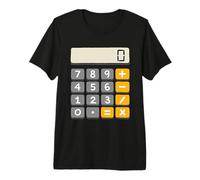Funny Calculator Costume Kids Number Day Maths Fancy Dress Premium T-Shirt
