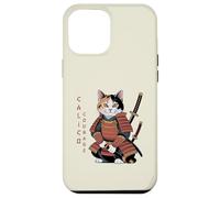 Funny Calico Courage Cute Samurai Ninja Cat Case for iPhone 12 Pro Max