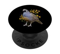 Funny California Quail Vintage Bird Lover Graphics PopSockets Adhesive PopGrip