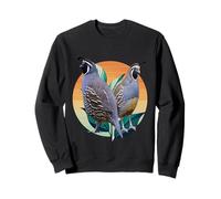 Funny California Quail Vintage Bird Lover Graphics Sweatshirt