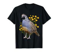 Funny California Quail Vintage Bird Lover Graphics T-Shirt