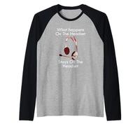 Funny Call Center Quote What Happens On The Gamer Headset Raglan Baseball Tee