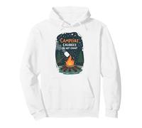 Funny Camper Campfire Calories Do Not Count Outdoors Pullover Hoodie