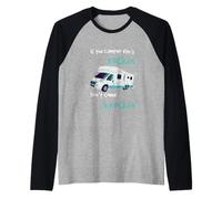 Funny Camper Van Innuendo Adult Humor Camper Gift Raglan Baseball Tee