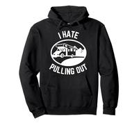 Funny Campervan I Hate Pulling Out Pullover Hoodie