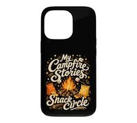 Funny Campfire Camping Stories Outdoor Nature Lover Humor Case for iPhone 13 Pro