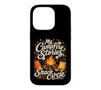 Funny Campfire Camping Stories Outdoor Nature Lover Humor Case for iPhone 14 Pro