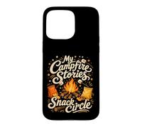 Funny Campfire Camping Stories Outdoor Nature Lover Humor Case for iPhone 15 Pro Max