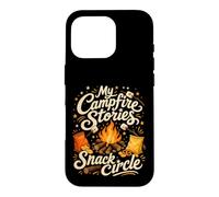 Funny Campfire Camping Stories Outdoor Nature Lover Humor Case for iPhone 16 Pro