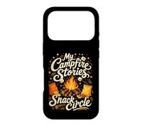 Funny Campfire Camping Stories Outdoor Nature Lover Humor Case for iPhone 17 Pro