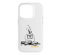 Funny Campfire Pun I'm Burned Out Case for iPhone 14 Pro