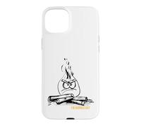 Funny Campfire Pun I'm Burned Out Case for iPhone 15 Plus