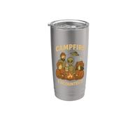 Funny Camping Alien Campfire Encounters Stainless Steel Insulated Tumbler