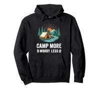 Funny Camping Camp More Worry Less Pullover Hoodie