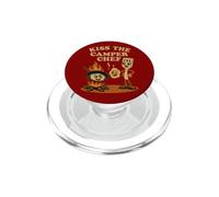 Funny Camping Cooking Art Camper Chef PopSockets PopGrip for MagSafe