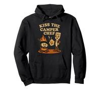 Funny Camping Cooking Art Camper Chef Pullover Hoodie