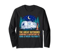 Funny Camping Home is Where You Park It RV Family Matching Long Sleeve T-Shirt