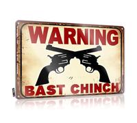 Funny Camping Signs Warning: Bast Chinch Tin Sign Funny House Decor Funny Tin Metal Signs(30X40CM)