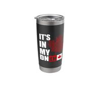Funny Canadian Canada Day It's in My DNA Eh Flag Stainless Steel Insulated Tumbler
