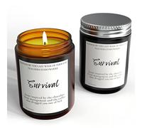 Funny Candle Gift for Teacher - Survival - Summer End of Term Thank You Leaving Present Teaching Assistant Maths English Science Primary