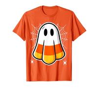 Funny Candy Corn Ghost Halloween Costume Kids Boys Girls T-Shirt