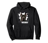 Funny Cane Corso Dog Humor I Heard You Pullover Hoodie