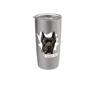Funny Cane Corso Dog Humor I Heard You Stainless Steel Insulated Tumbler