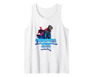 Funny Cane Corso Italiano as the God of Thunder and Lightning Tank Top