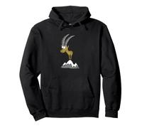 Funny Capricorn Peak Mountaineering Mountain Hiking Gift Pullover Hoodie