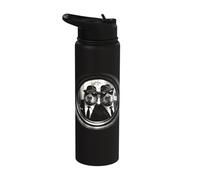 Funny Capybara Agents Spy Peephole Scene Stainless Steel Insulated Water Bottle