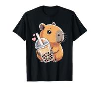 Funny Capybara Bubble Tea Kawaii Capybara Costume T-Shirt