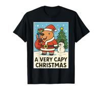 Funny Capybara Christmas- A Very Capy Christmas Santa T-Shirt