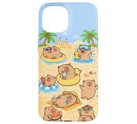 Funny Capybara Cute Capybaras And Duck Happy European Summer Case for iPhone 15