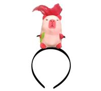 Funny Capybara Hairband Comfortable Face Props Soft Stage Performances Headband Unique Hair Accessory For Women Girls