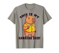 Funny Capybara Hawaiian Aloha Tropical Summer Vacation Vibe T-Shirt