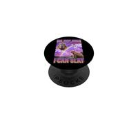 Funny Capybara Meme IDK How Much Longer I Can Slay PopSockets Adhesive PopGrip