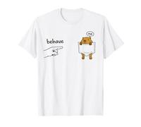 Funny Capybara Peeking in Pocket Behave Dishonest Capybara T-Shirt