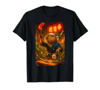 Funny Capybara Sushi Chef Japanese Food Lover T-Shirt