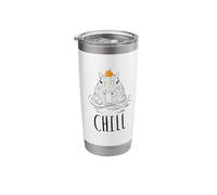 Funny Capybara with Mandarin Orange for Capybara Lovers Stainless Steel Insulated Tumbler