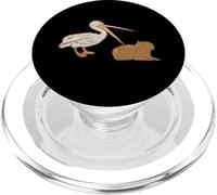 Funny Capybara With Pelican Animal Wildlife Lovers Capy PopSockets PopGrip for MagSafe