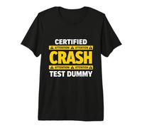 Funny Car Accident Survivor Meme for Bad Crash Drivers Premium T-Shirt