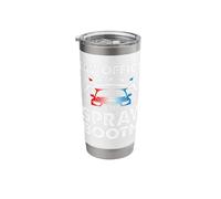 Funny Car Auto Painter Painting Gift Office Spray Booth Stainless Steel Insulated Tumbler