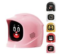 Funny Car Dashboard Robot, AI Emotional Expression Companion, Smart Auto Interior Pet Ornament for Car Decoration, Cute & Interactive Auto Accessory pink