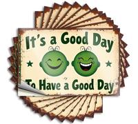 Funny Car Decals It's A Good Day to Have A Good Day. Stickers 10Pcs Car Sticker Pack Sarcastic Signs(8X12CM)